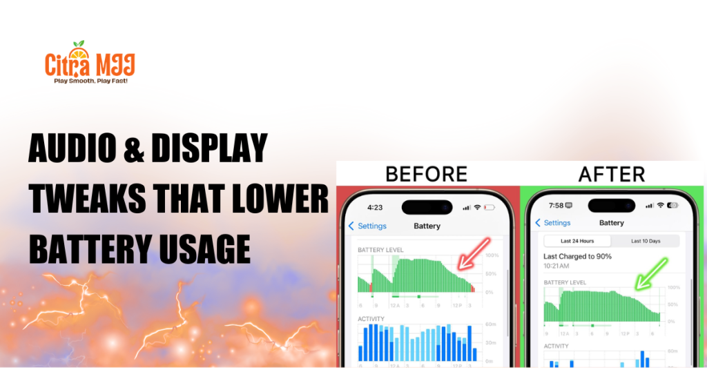 Citra MMJ Settings Audio & Display Tweaks That Lower Battery Usage