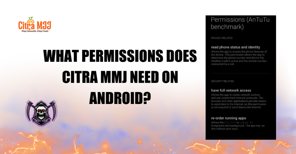 What permissions does Citra MMJ need on Android